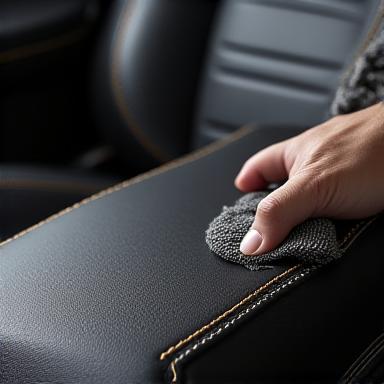 Alcantara and multi-material luxury vehicle interior care